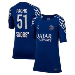 Paris Saint-Germain Willian Pacho 51 Fourth Trikot 2024-2025
