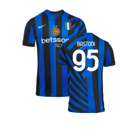 Inter Mailand Alessandro Bastoni 95 Home Trikot 2024-2025