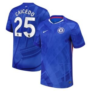 Chelsea Moisés Caicedo 25 Home Trikot 2025-2026