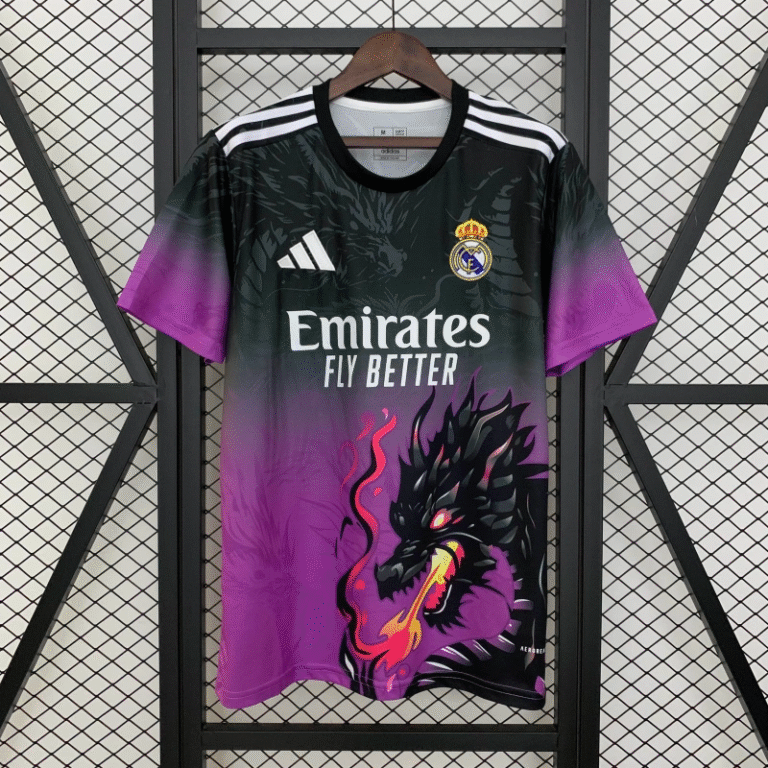 Real Madrid Dragon Sondertrikot 2025-2026 - Schwarz Lila