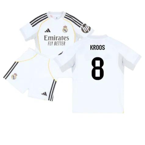Real Madrid Toni Kroos 8 Heimtrikot Kinder 2025-2026