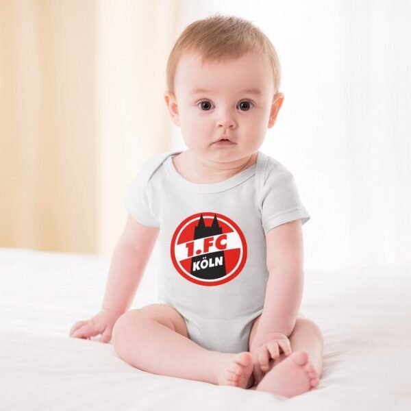 FC Köln Baby Bodysuit Strampler Schlafanzug Mit Kurzen Ärmeln
