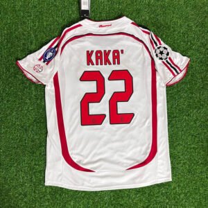 AC Mailand Kaka 22 Retro Away Trikot 2006-2007