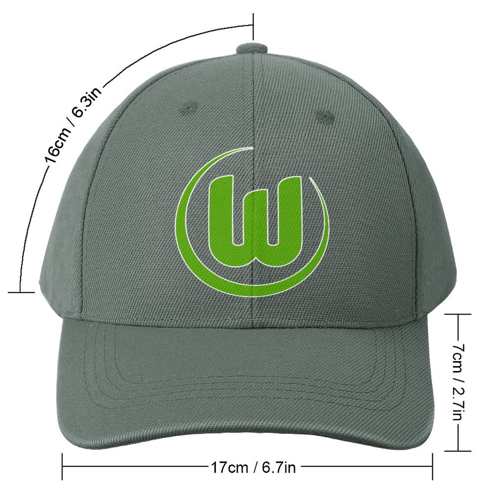 Unisex VfL Wolfsburg Baseball Cap Verstellbar Reine Farbe Baseballkappe Mütze Unisex VfL Wolfsburg Baseball Cap Verstellbar Reine Farbe Baseballkappe Mütze
