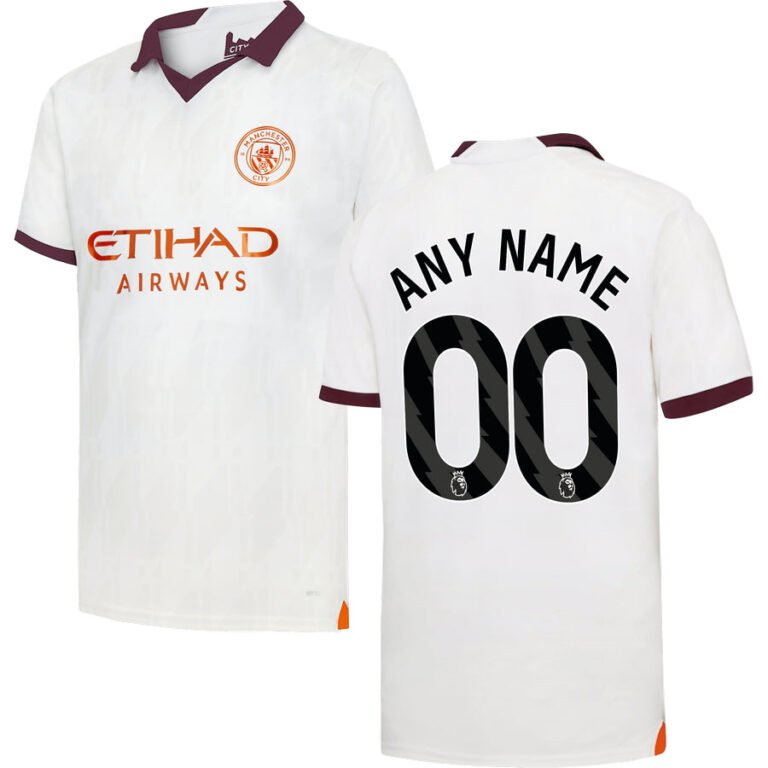 Man City Away Trikot 2023-2024 ( Aufdruck Dein Name )