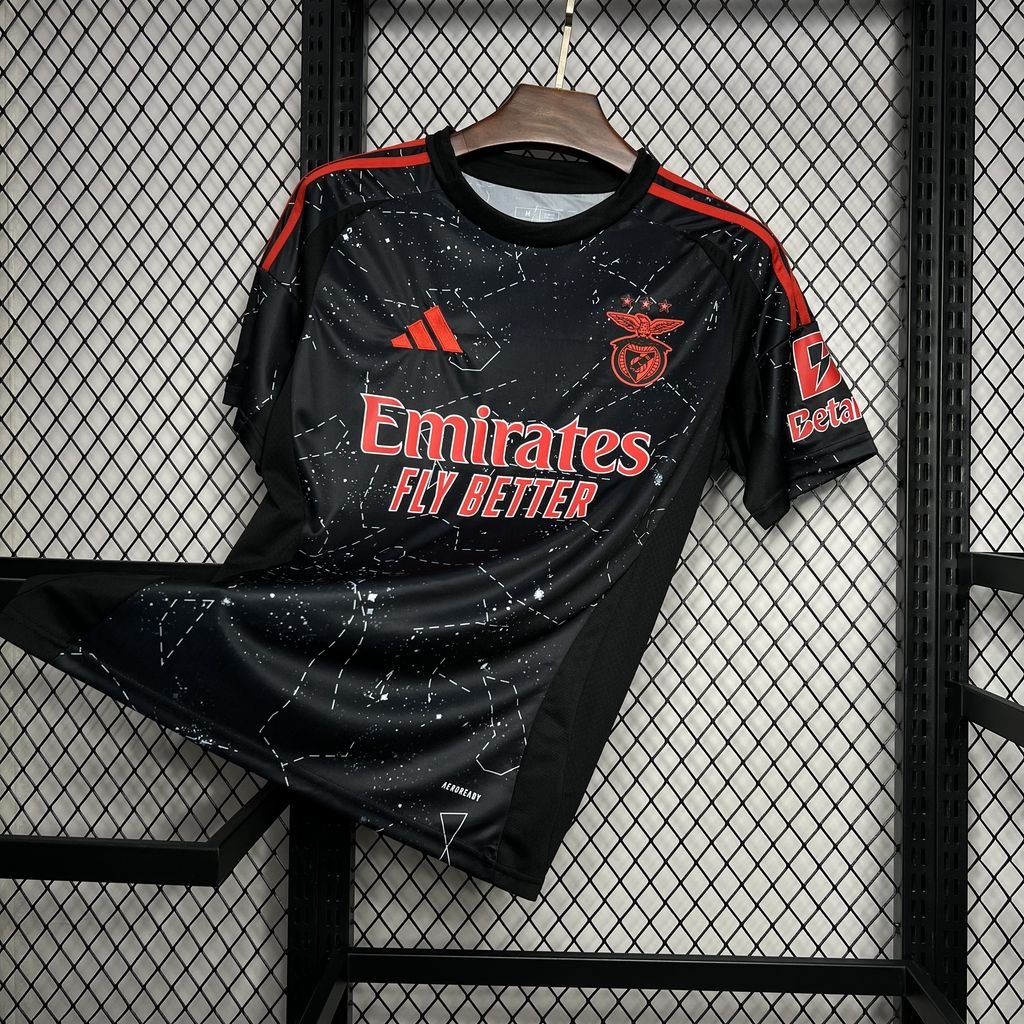 SL Benfica Away Trikot 2024-2025 - Schwarz SL Benfica Away Trikot 2024-2025 - Schwarz