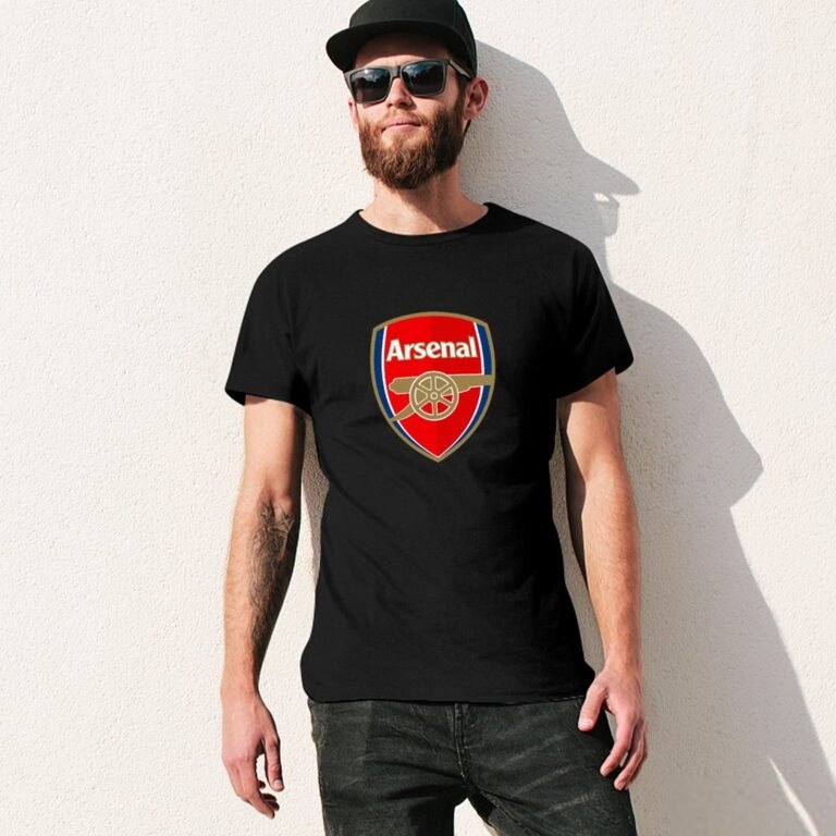 Arsenal Core Stretch Slim Cneck Gildan Tee T-Shirt Herren