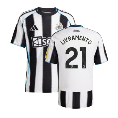 Newcastle United Tino Livramento 21 Home Trikot 2025-2026