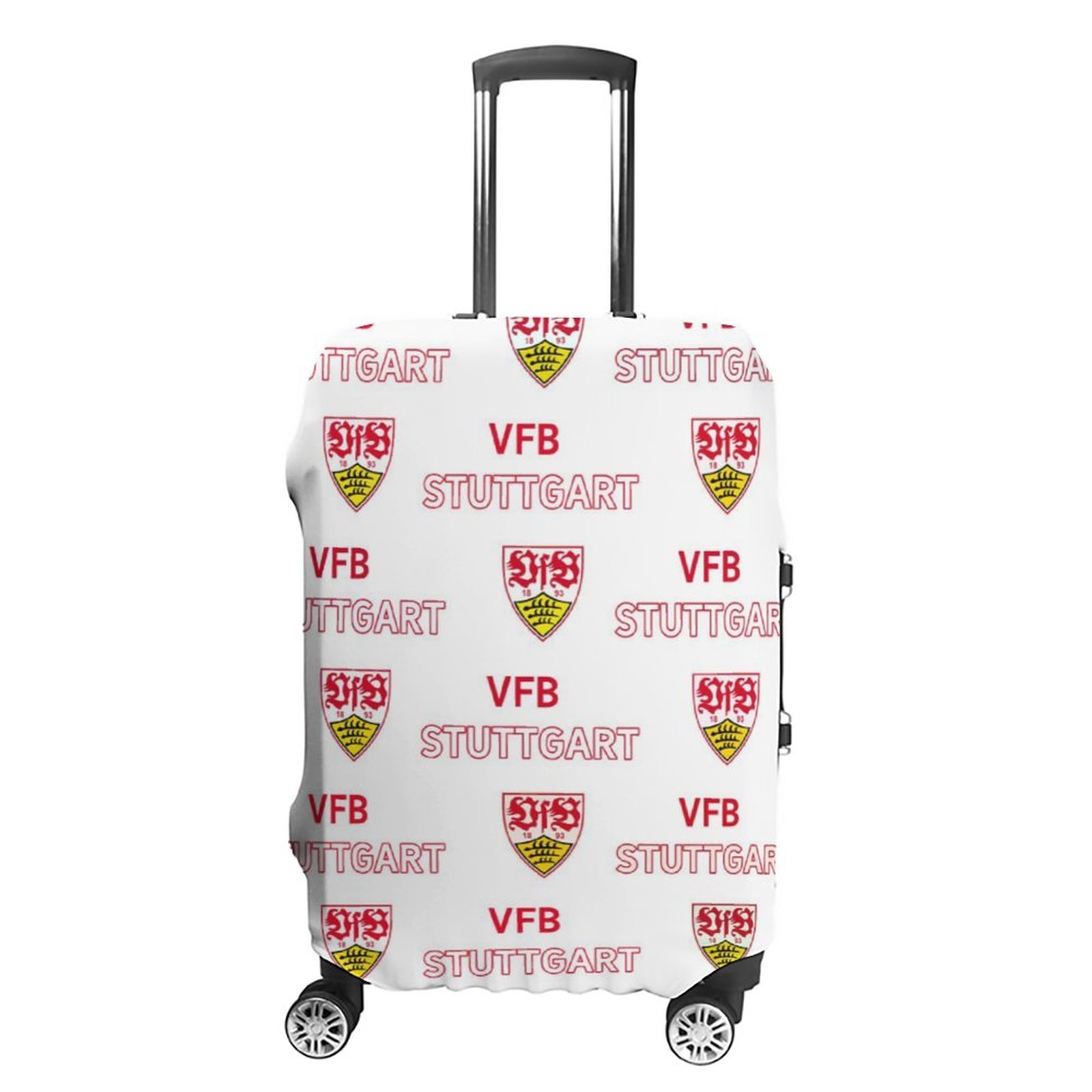 VfB Stuttgart Gepäckschutz Elastisches Design Staubdicht Und Anti-Kratz-Gepäckhülle VfB Stuttgart Gepäckschutz Elastisches Design Staubdicht Und Anti-Kratz-Gepäckhülle