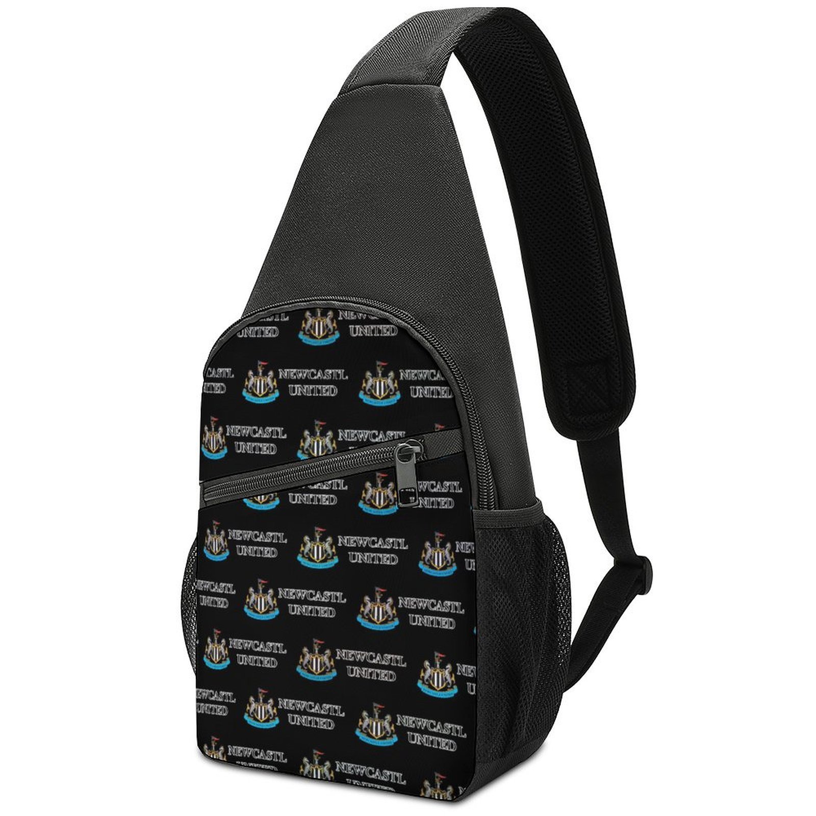 Newcastle United Crossbody Backpack Leichte Umhängetaschen Sling-Rucksack Newcastle United Crossbody Backpack Leichte Umhängetaschen Sling-Rucksack