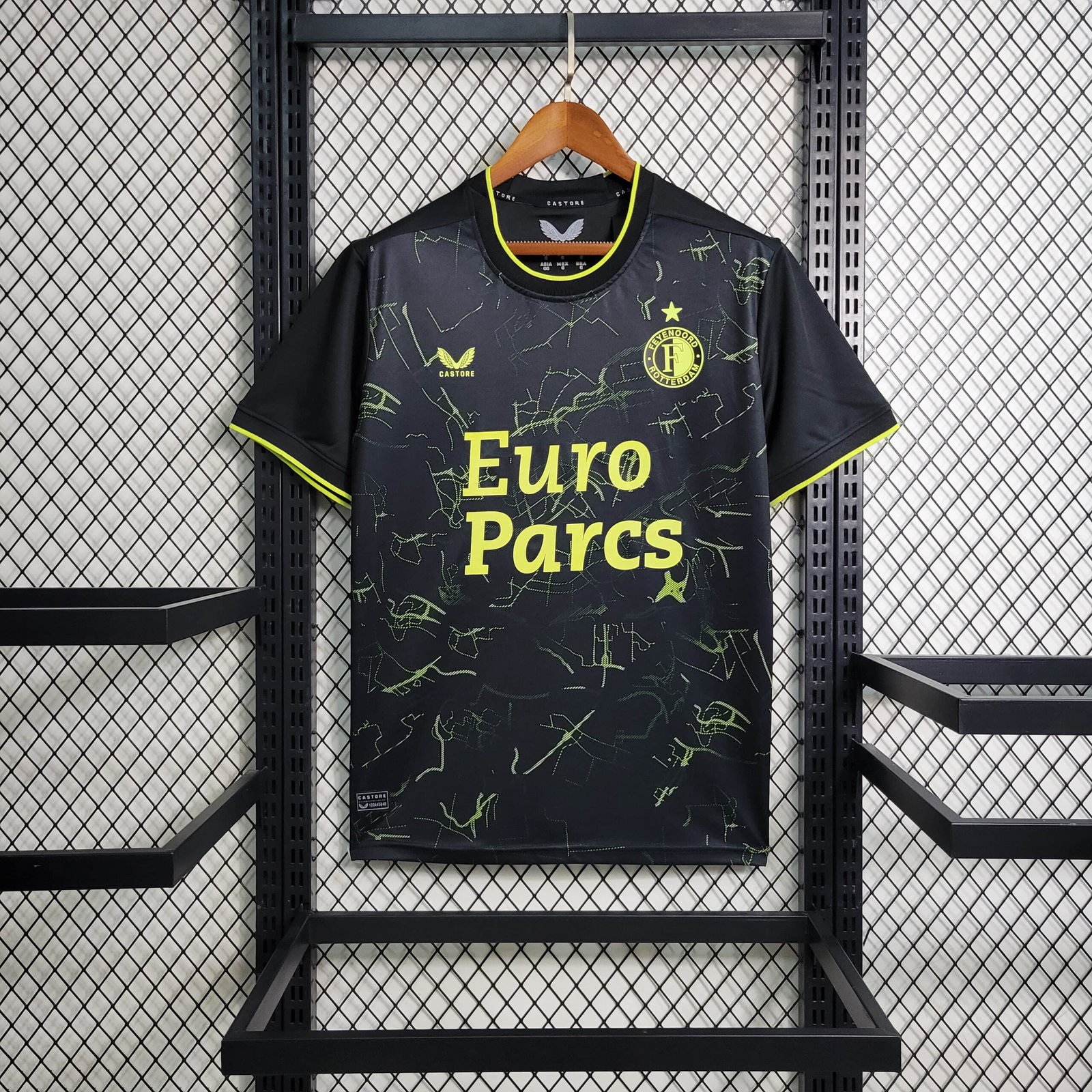 Feyenoord Rotterdam Away Trikot 2023-2024 - Schwarz