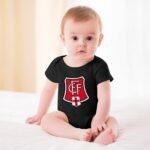 SC Freiburg Baby Bodysuit Strampler Schlafanzug Mit Kurzen Ärmeln