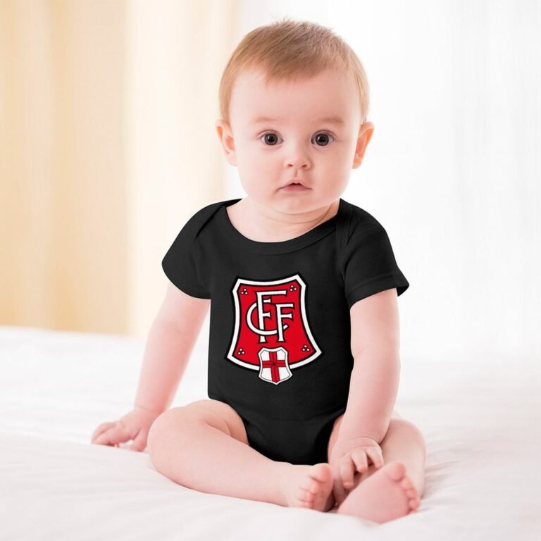 SC Freiburg Baby Bodysuit Strampler Schlafanzug Mit Kurzen Ärmeln