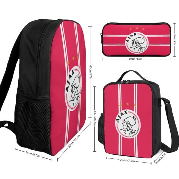 Ajax Student Schulranzen Lunchbag Stifttasche Kombination