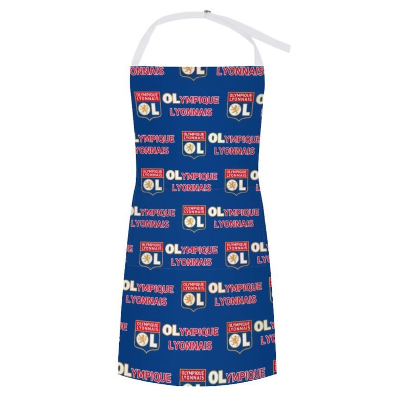 Olympique Lyonnais Wasserdichte Schürze Wasserdichte Schürze Mit Taschen Für Küchenfarbe Und Mehr.