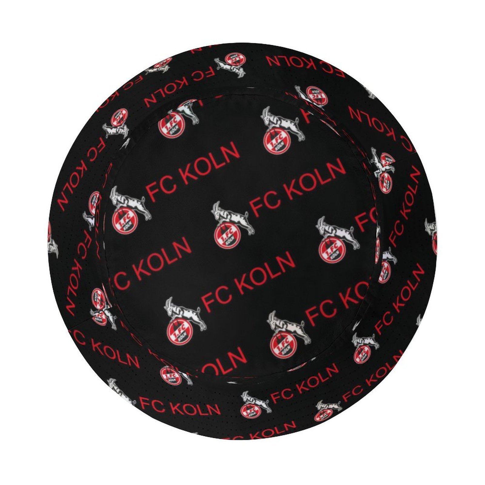 FC Köln Karomuster Sommer Sonnenhut Reversible Bucket Hat FC Köln Karomuster Sommer Sonnenhut Reversible Bucket Hat
