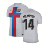 FC Barcelona Memphis Depay 14 UCL Third Trikot 2022-2023