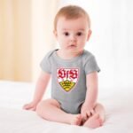 VfB Stuttgart Baby Bodysuit Strampler Schlafanzug Mit Kurzen Ärmeln