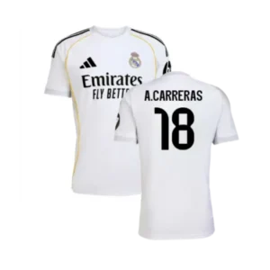 Real Madrid Álvaro Carreras 18 Home Trikot 2025-2026