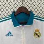 Real Madrid Beidseitig Verwendbar Anthem Jacke 2024-2025 - Blau Weiß