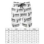 Juventus FC Herren Badehose Schnelltrocknende Strandshorts Mit Tasche Kordelzug Shorts