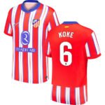 Atletico Madrid Koke 6 Home Trikot 2024-2025