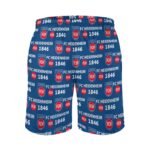 FC Heidenheim Herren Badehose Schnelltrocknende Strandshorts Mit Tasche Kordelzug Shorts