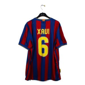 FC Barcelona Xavi 6 Home Retro Trikot 2009-2010