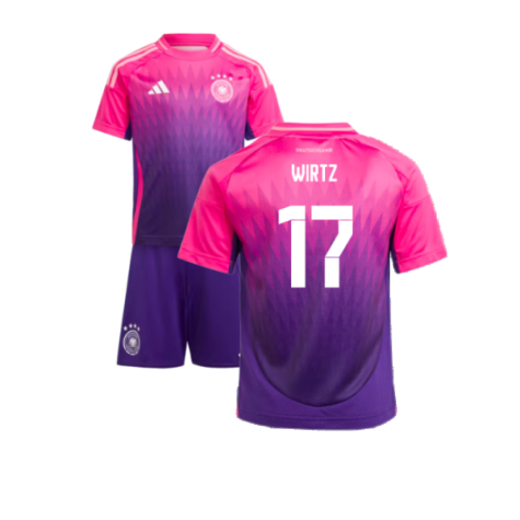Deutschland DFB Florian Wirtz 17 Auswärtstrikot Kinder EM 2024