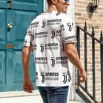 Juventus FC Unisex 3D Vollständig Druck Kurzarm T-Shirts Beiläufige Tee Tops