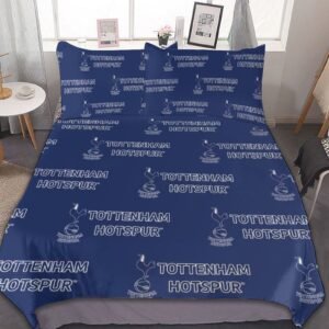 Tottenham Hotspur Bettwäscheset 3 Stück Kinder Erwachsene Steppdeckenbezug Steppdeckenbezug Multi Size Laken Set