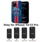 Paris Saint-Germain Stoßfest Glaskasten Handyhüllen & Cover Für IPhone 12
