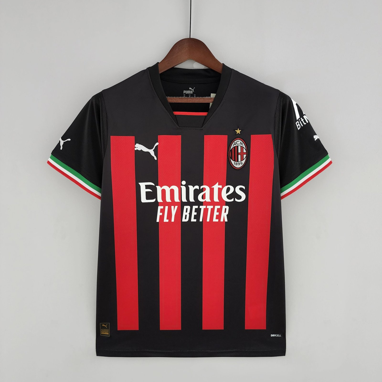 AC Mailand Yacine Adli 7 Home Trikot 2022-2023 AC Mailand Yacine Adli 7 Home Trikot 2022-2023