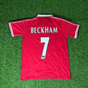 Manchester United David Beckham 7 Retro Home Trikot 1998-1999