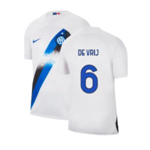 Inter Mailand Stefan de Vrij 6 Away Trikot 2023-2024