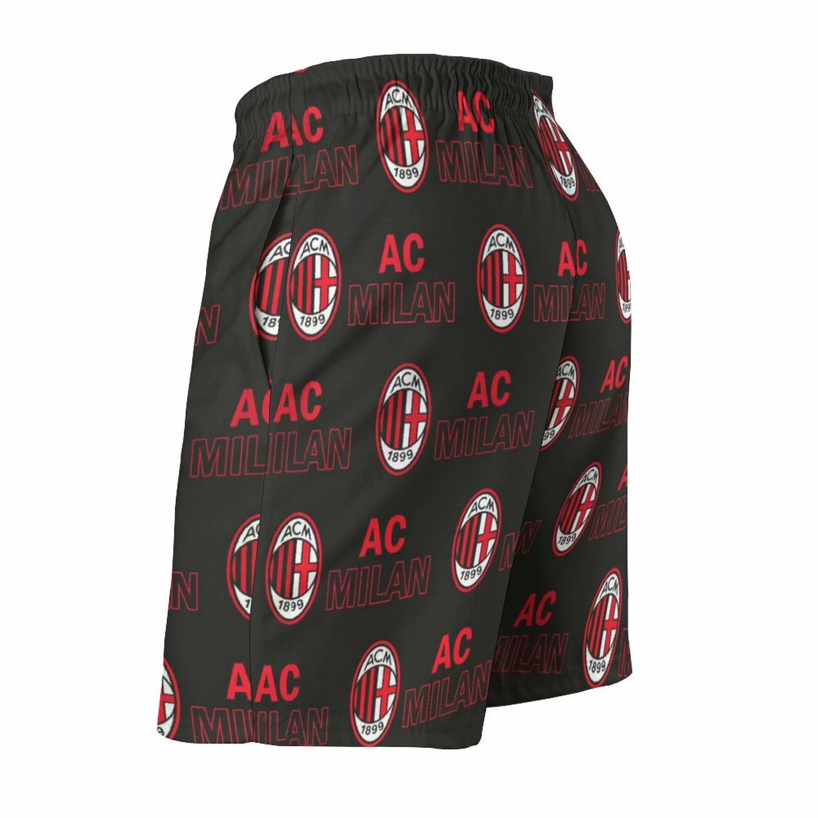 AC Mailand Herren Badehose Schnelltrocknende Strandshorts Mit Tasche Kordelzug Shorts AC Mailand Herren Badehose Schnelltrocknende Strandshorts Mit Tasche Kordelzug Shorts