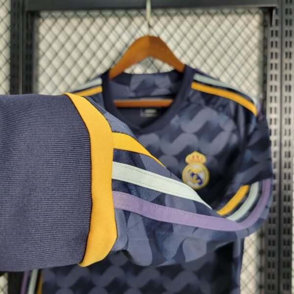 Real Madrid Langarm Away Trikot 2023-2024 - Schwarz