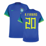 Brasilien Roberto Firmino 20 Away Trikot WM 2022