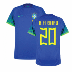Brasilien Roberto Firmino 20 Away Trikot WM 2022