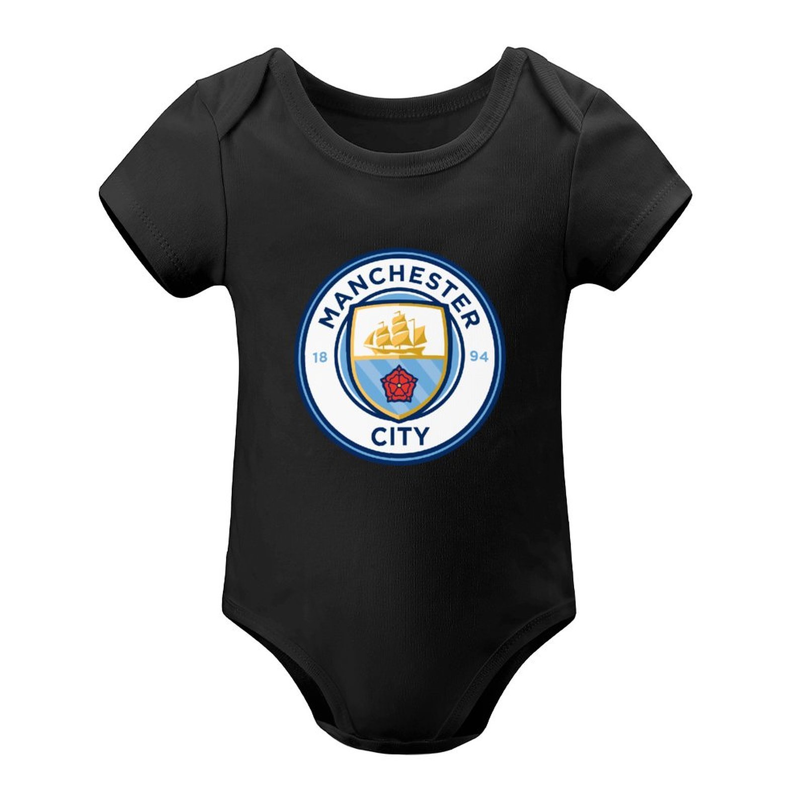 Manchester City Baby Bodysuit Strampler Schlafanzug Mit Kurzen Ärmeln Manchester City Baby Bodysuit Strampler Schlafanzug Mit Kurzen Ärmeln