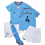 Man City Vincent Kompany 4 Heimtrikot Kinder Mini Kit 2022-2023