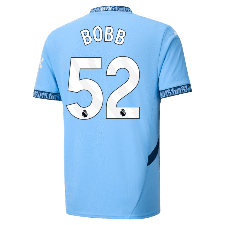 Manchester City Oscar Bobb 52 Home Trikot 2024-2025