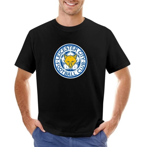 Leicester City Core Stretch Slim Cneck Gildan Tee T-Shirt Herren