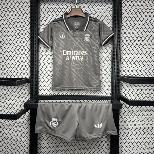 Real Madrid Arda Güler 15 Third Trikot Kinder Minikit 2024-2025