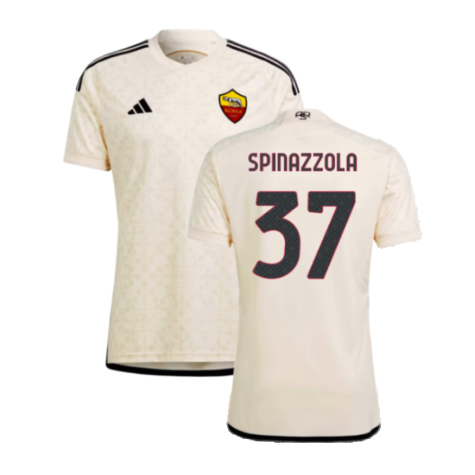 AS Rom Leonardo Spinazzola 37 Away Trikot 2023-2024