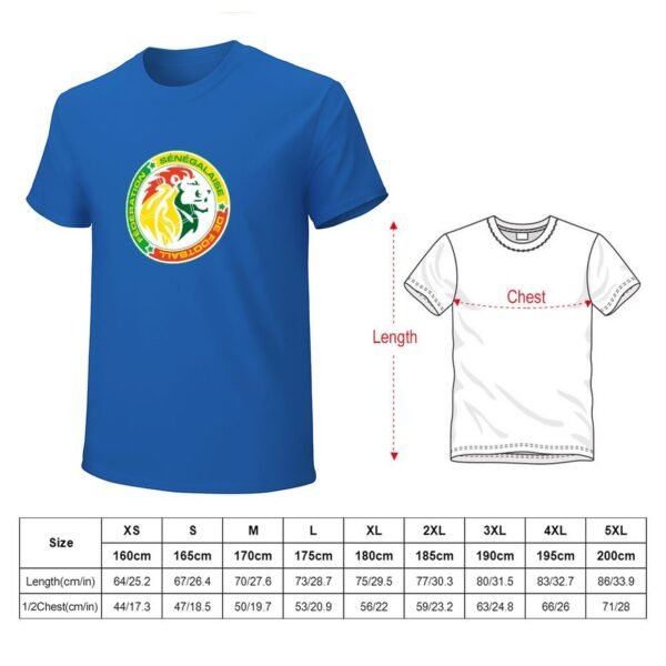 Senegal Stretch Slim Cneck Gildan Tee T-Shirt Herren