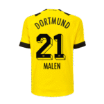 Borussia Dortmund Donyell Malen 21 Home Trikot 2022-2023