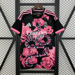 Real Madrid Rose & Schlange Sondertrikot 2025-2026 - Schwarz Rosa