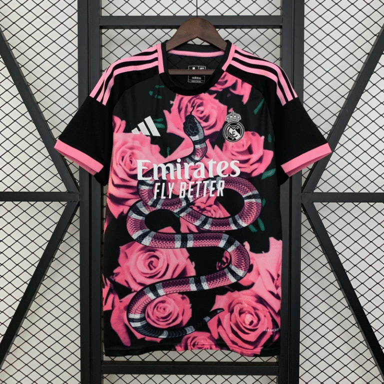 Real Madrid Rose & Schlange Sondertrikot 2025-2026 - Schwarz Rosa
