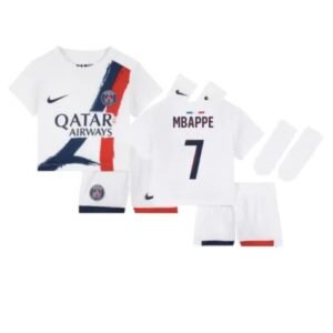 PSG Kylian Mbappe 7 Auswärtstrikot Kinder Mini Kit 2024-2025